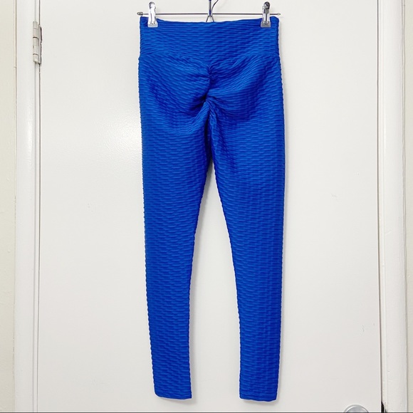 TikTok Butt Leggings Royal Blue Small - Picture 3 of 11